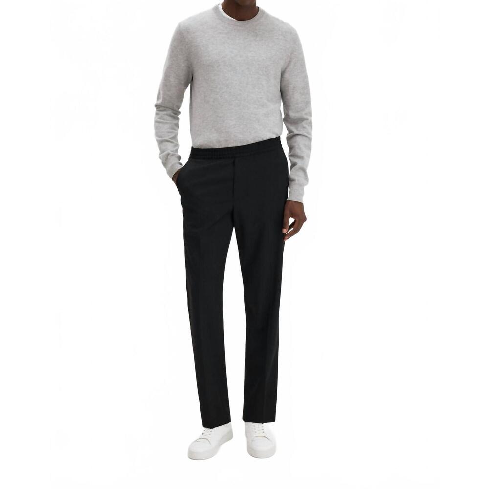 NEW FILIPPA K theo relaxed-fit wool trousers in black